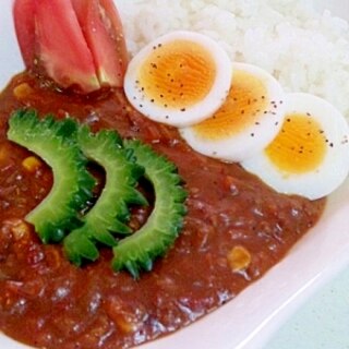 野菜タップリ☆トマトで爽やかキーマカレー